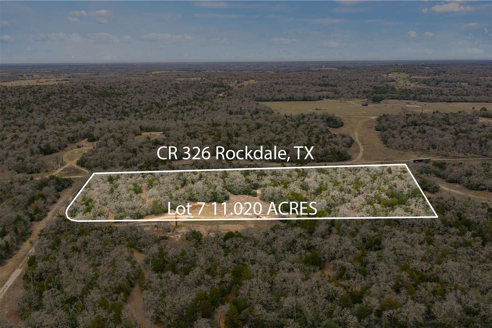 11.1 Acres of Recreational & Residential Land for Sale in Rockdale, Texas