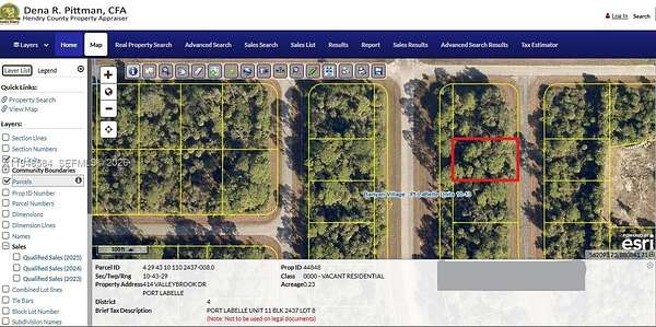 0.23 Acres of Residential Land for Sale in LaBelle, Florida