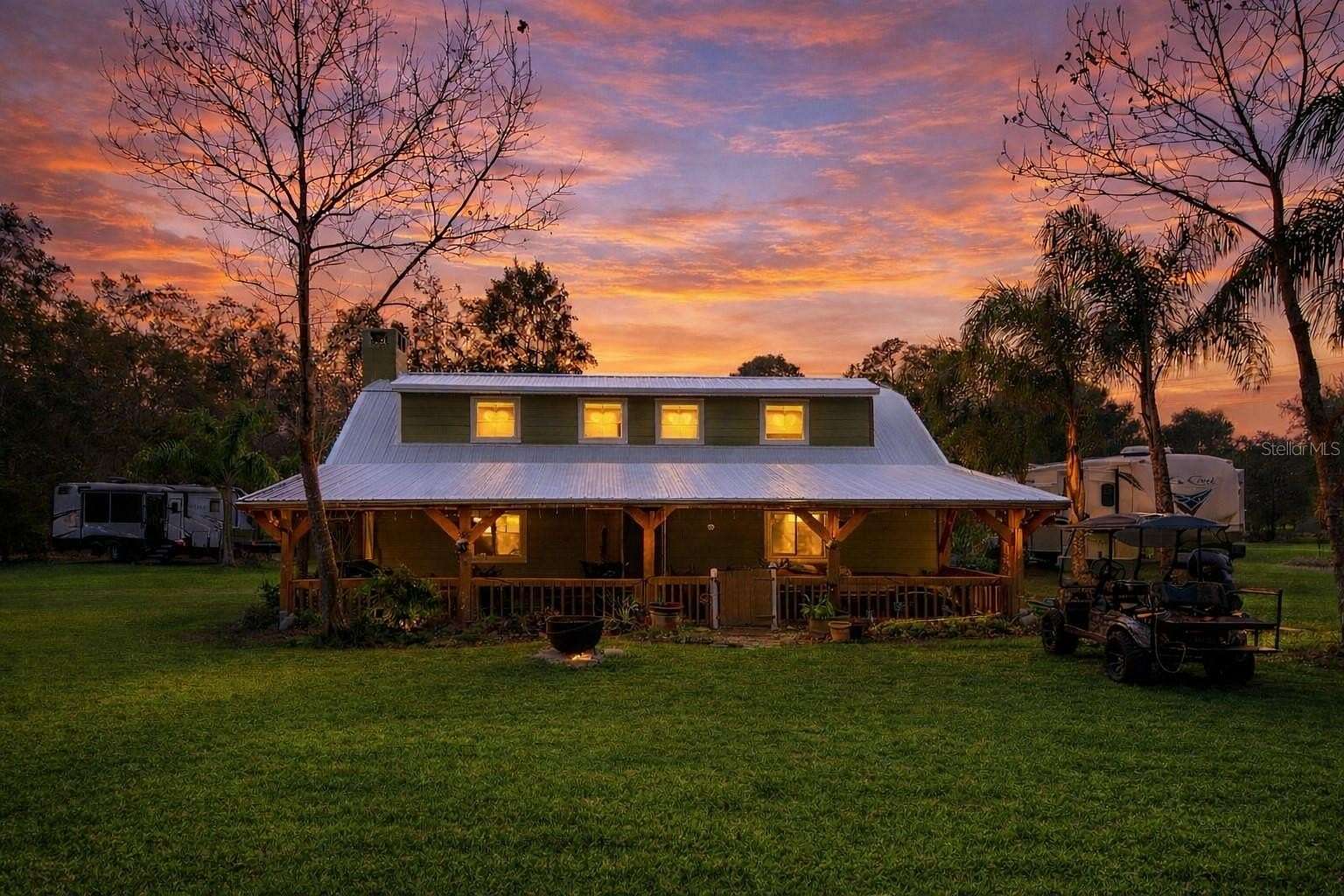 5 Acres of Residential Land with Home for Sale in Osteen, Florida