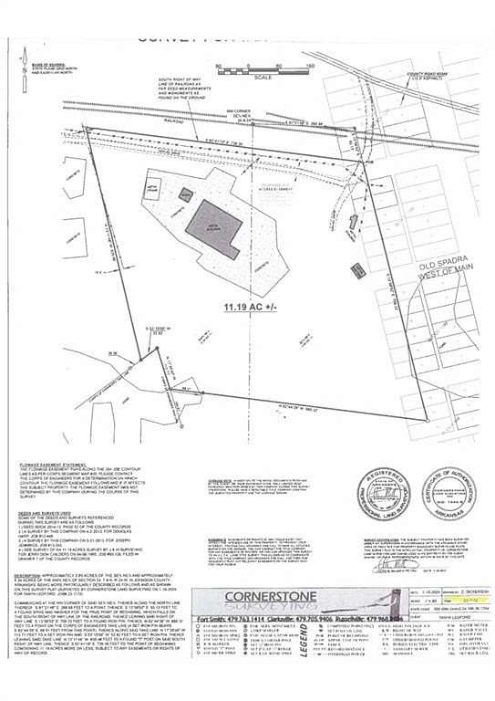 11.2 Acres of Commercial Land for Sale in Clarksville, Arkansas