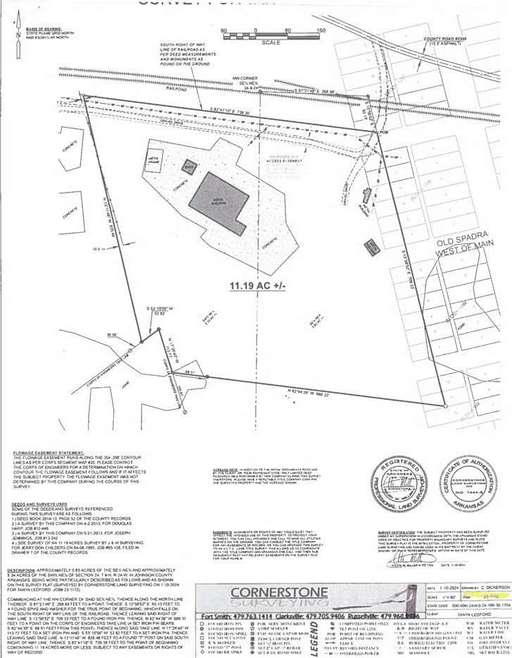 11.2 Acres of Land for Sale in Clarksville, Arkansas