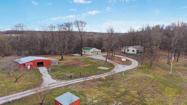 11.8 Acres of Land with Home for Sale in Bois D'Arc, Missouri