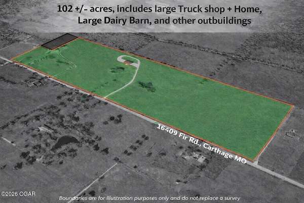111 Acres of Improved Land for Sale in Carthage, Missouri