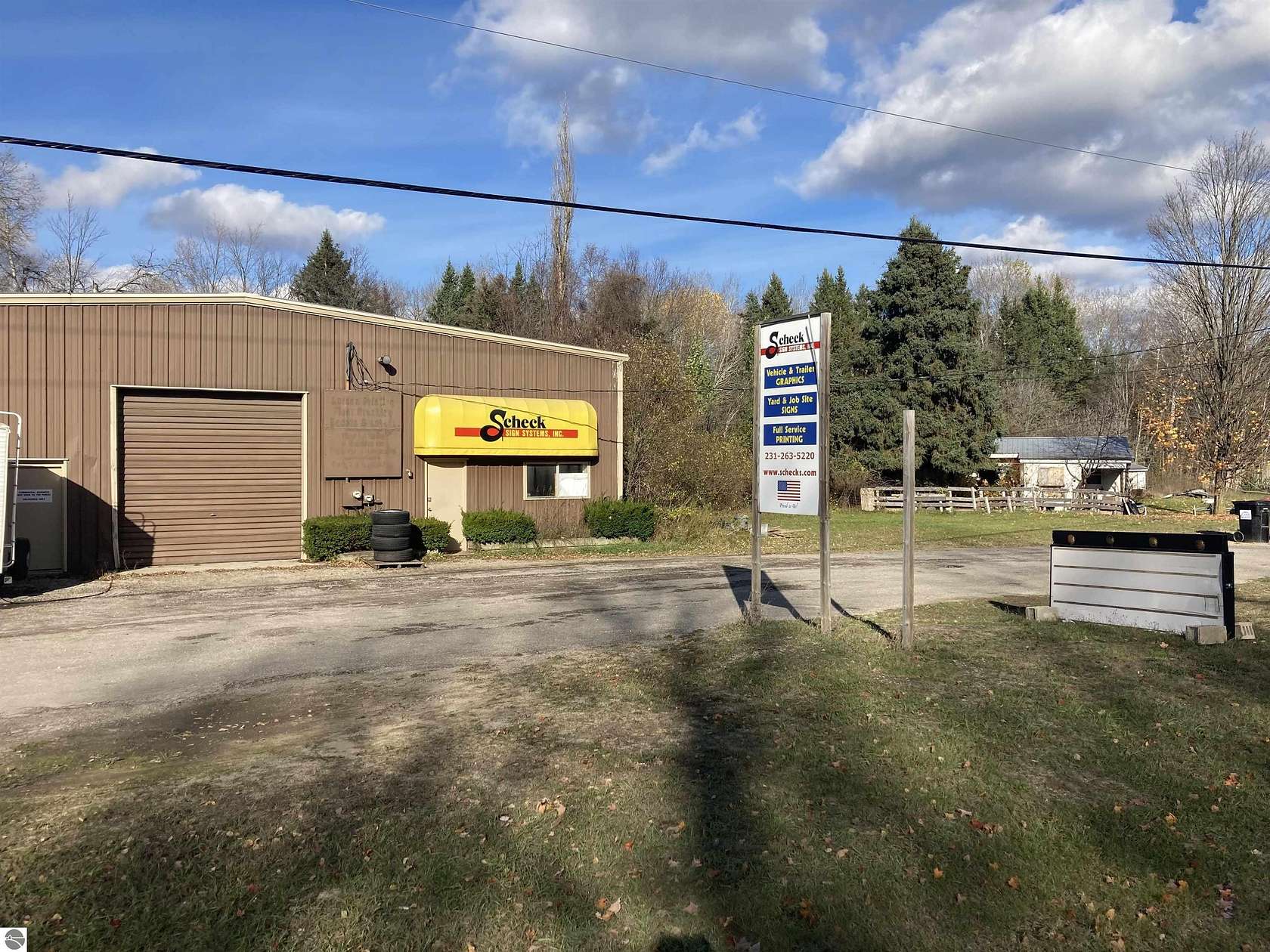 2.88 Acres of Improved Commercial Land for Lease in Kingsley, Michigan