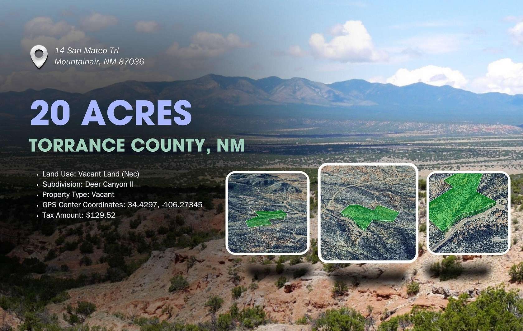 20 Acres of Recreational Land for Sale in Mountainair, New Mexico