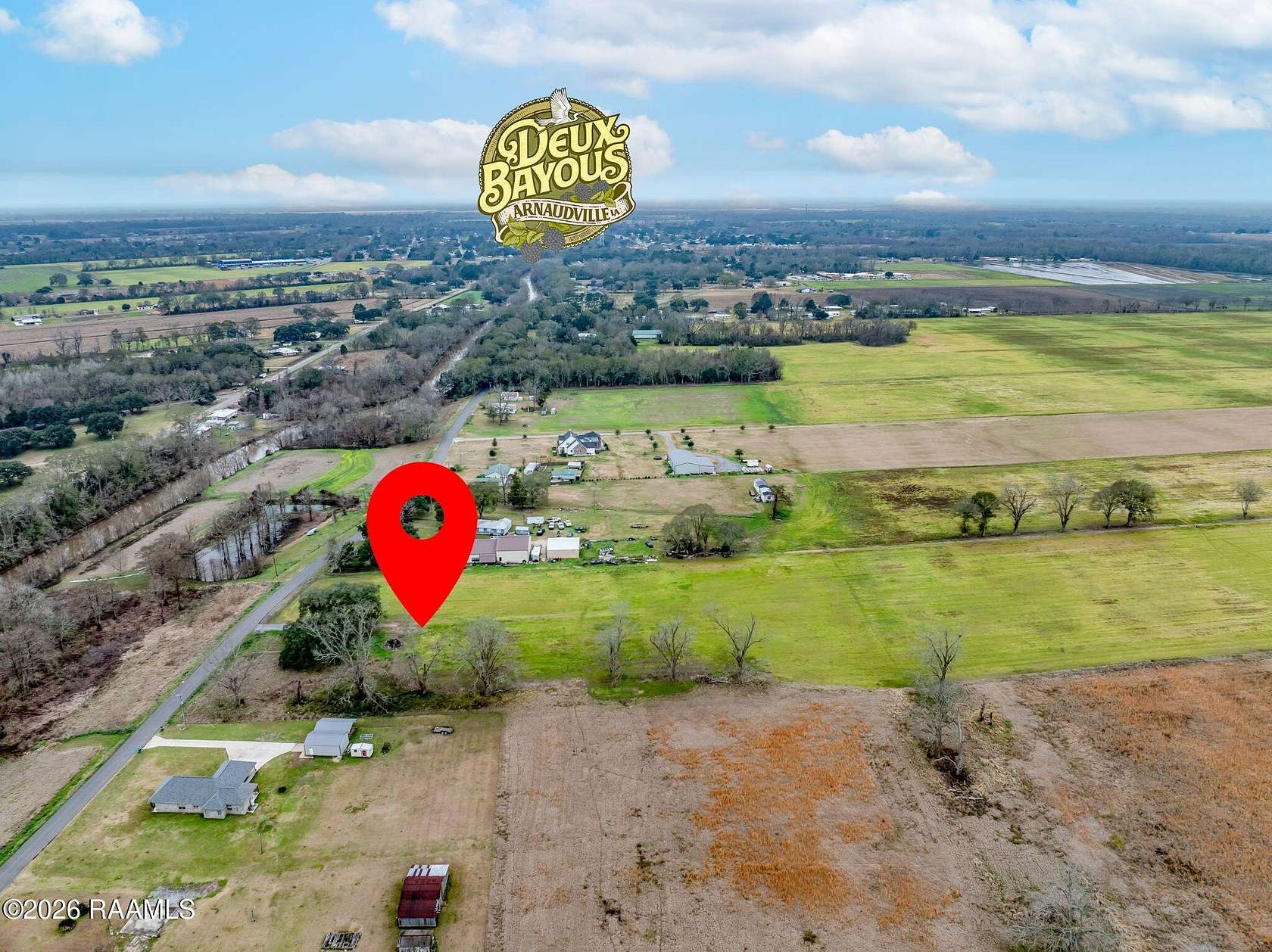 57.9 Acres of Land for Sale in Arnaudville, Louisiana