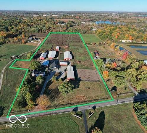 17.1 Acres of Land with Home for Sale in Noblesville, Indiana