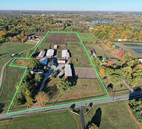 17 Acres of Land with Home for Sale in Noblesville, Indiana