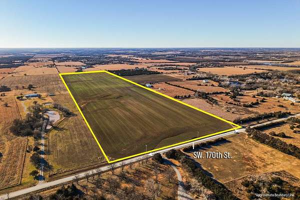 40 Acres of Agricultural Land for Sale in Rose Hill, Kansas