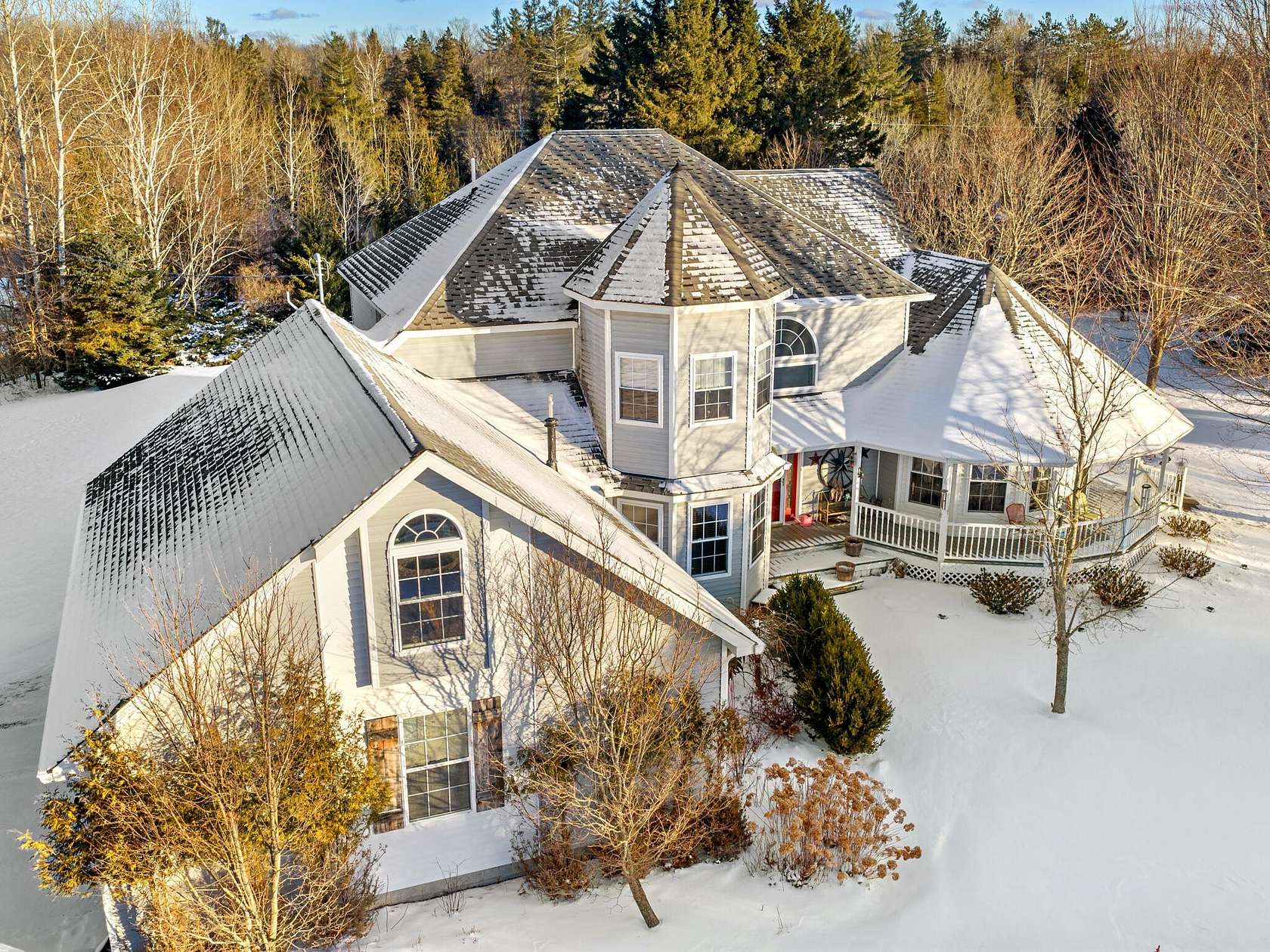 2.67 Acres of Residential Land with Home for Sale in Hubbard Lake, Michigan