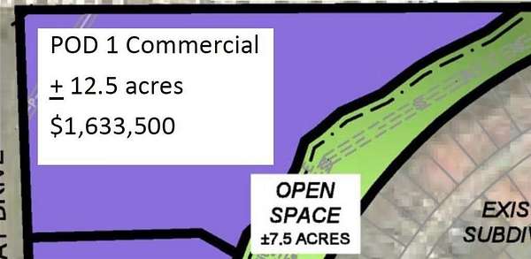 12.5 Acres of Commercial Land for Sale in Opelika, Alabama