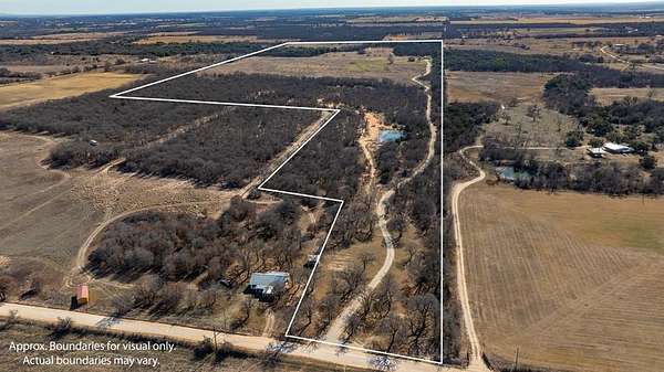 137 Acres of Land with Home for Sale in Cross Plains, Texas