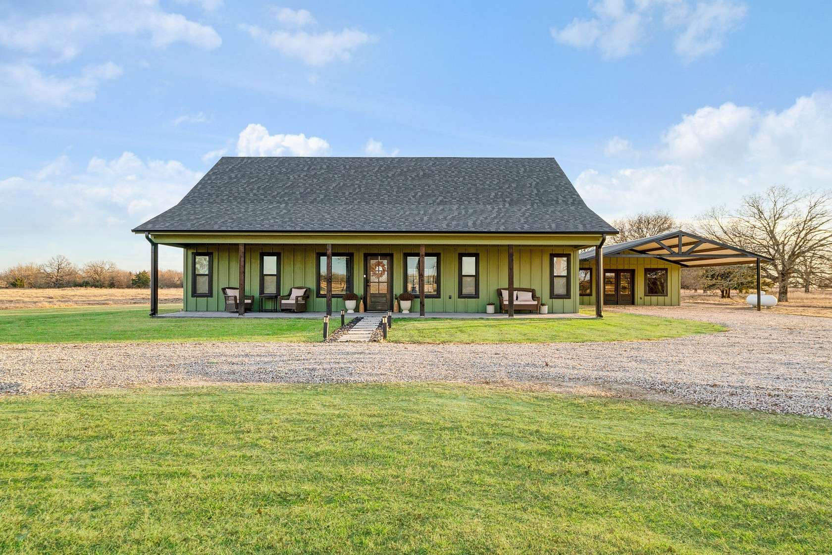 2 Acres of Land with Home for Sale in Honey Grove, Texas