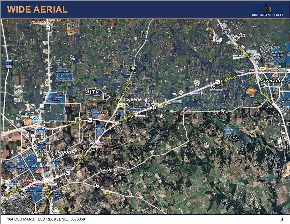 35.7 Acres of Land for Sale in Keene, Texas