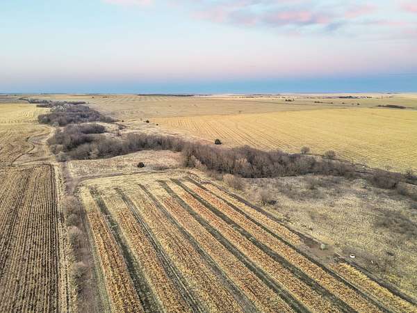 155 Acres of Recreational Land & Farm for Sale in Rush Center, Kansas