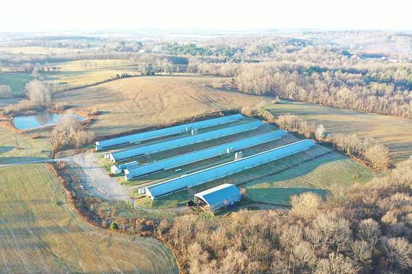 52 Acres of Agricultural Land with Home for Sale in Crofton, Kentucky