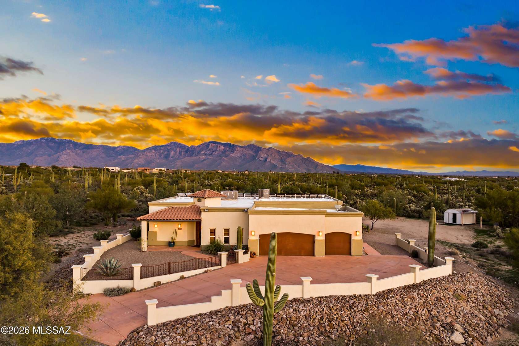 3.3 Acres of Land with Home for Sale in Tucson, Arizona