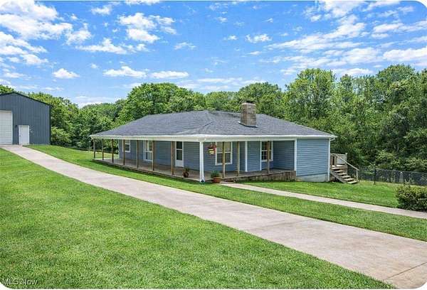 10 Acres of Residential Land with Home for Sale in New Lexington, Ohio