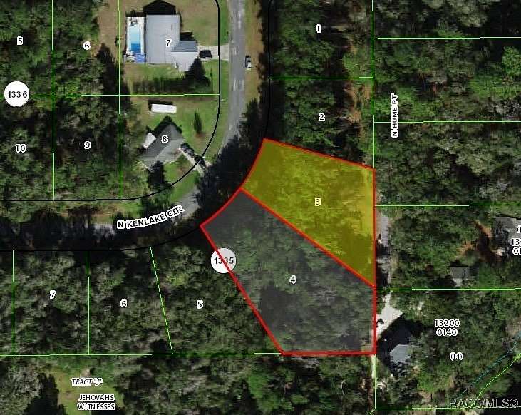 0.53 Acres of Residential Land for Sale in Citrus Springs, Florida