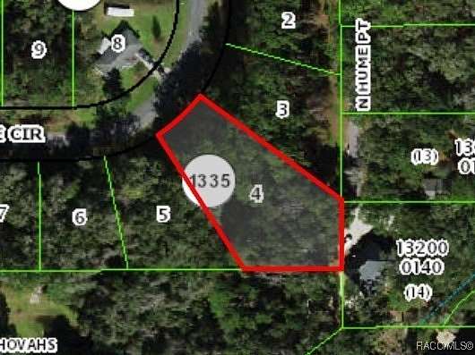 0.53 Acres of Residential Land for Sale in Citrus Springs, Florida