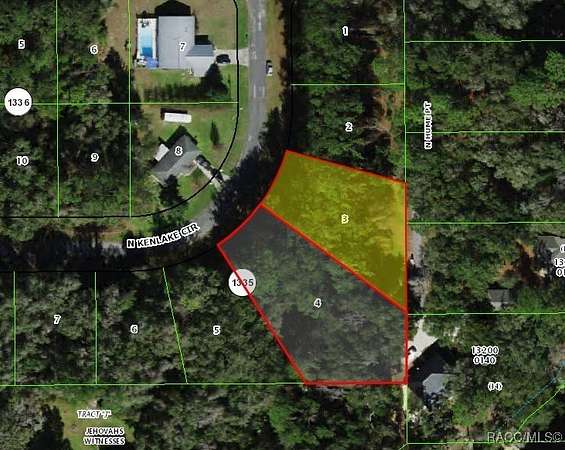 0.53 Acres of Residential Land for Sale in Citrus Springs, Florida
