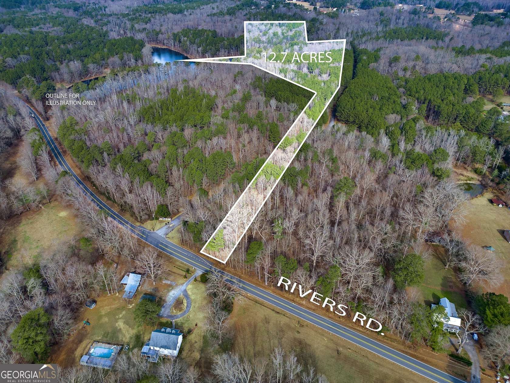 12.7 Acres of Land for Sale in Fayetteville, Georgia