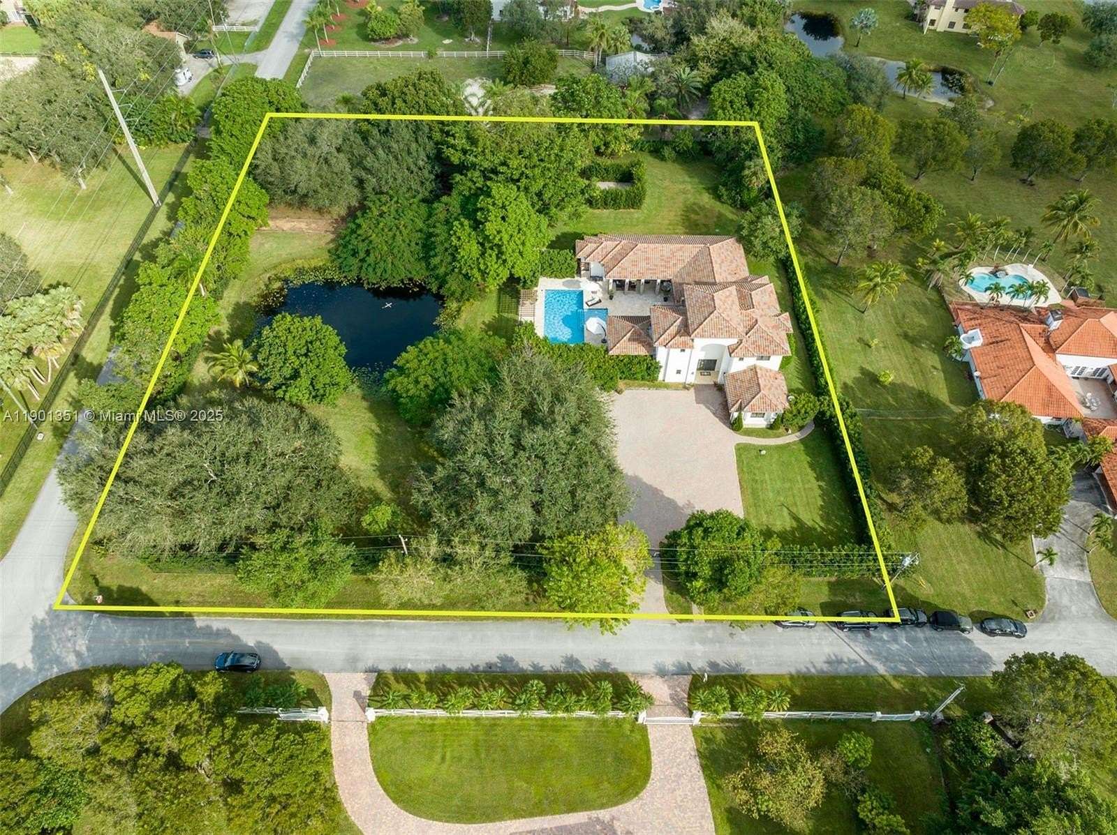 2.5 Acres of Residential Land with Home for Sale in Southwest Ranches, Florida