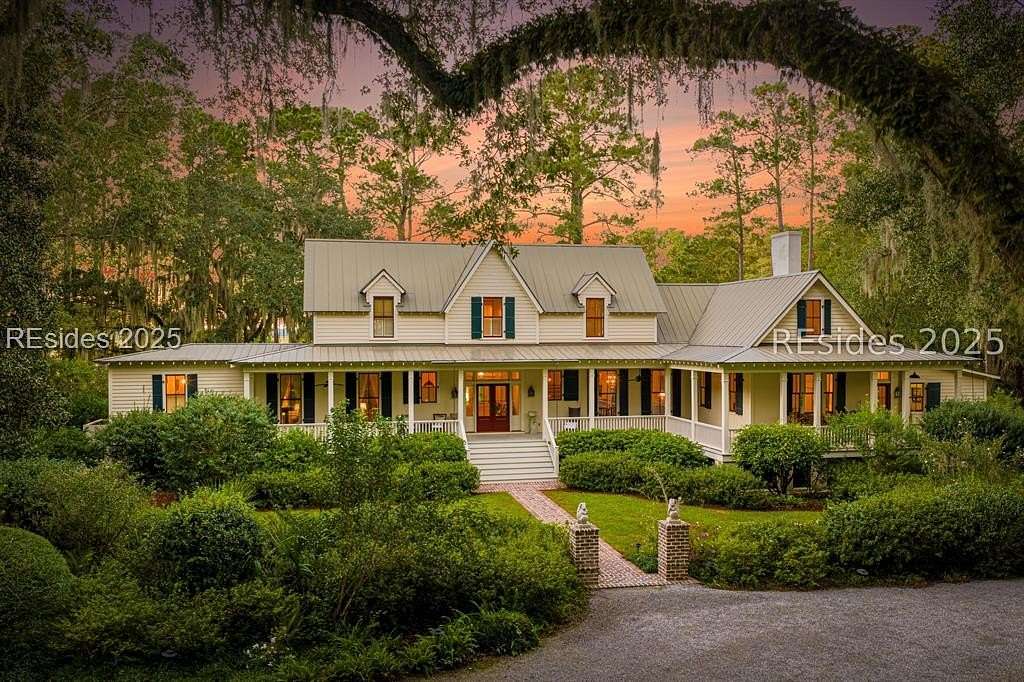 6.44 Acres of Residential Land with Home for Sale in Okatie, South Carolina