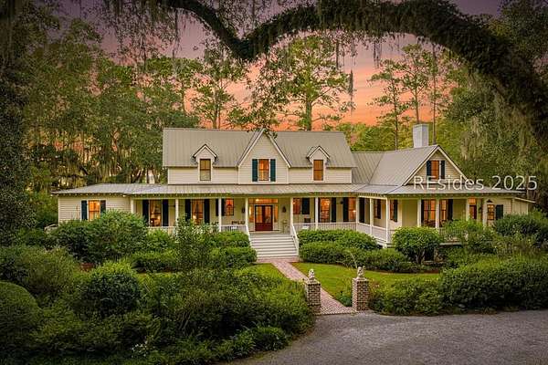 6.44 Acres of Land with Home for Sale in Okatie, South Carolina