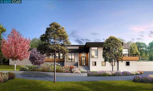 2 Acres of Residential Land with Home for Sale in Lafayette, California