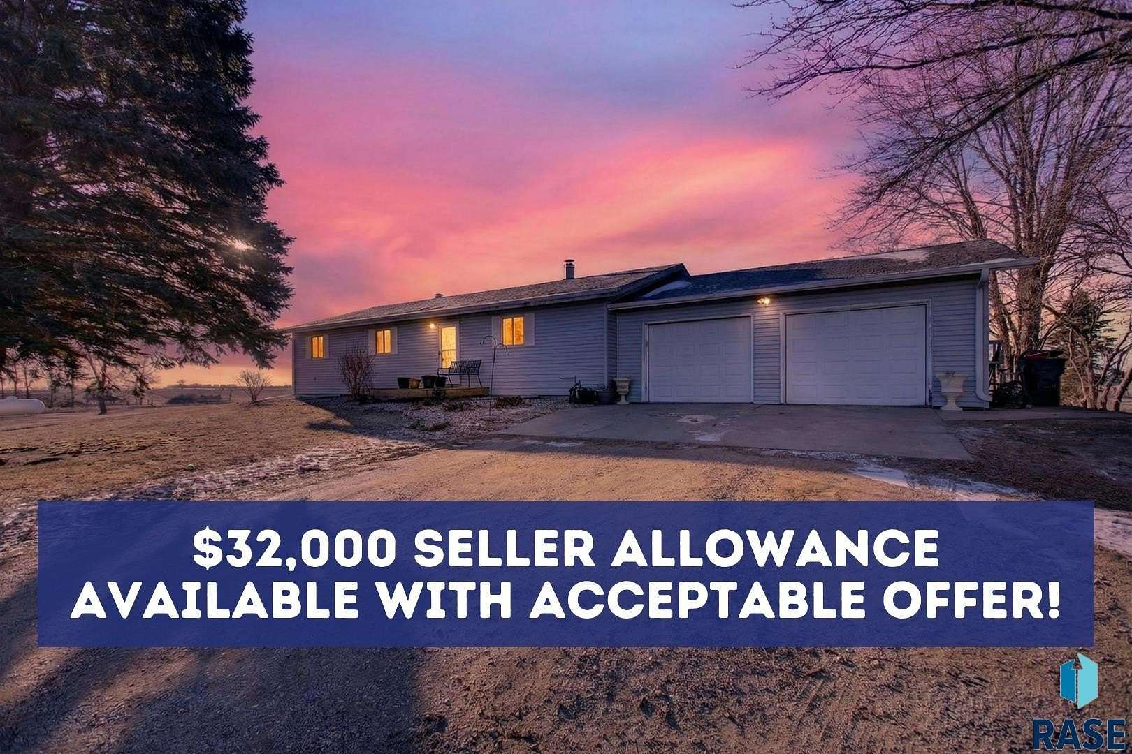 3.76 Acres of Land with Home for Sale in Lennox, South Dakota