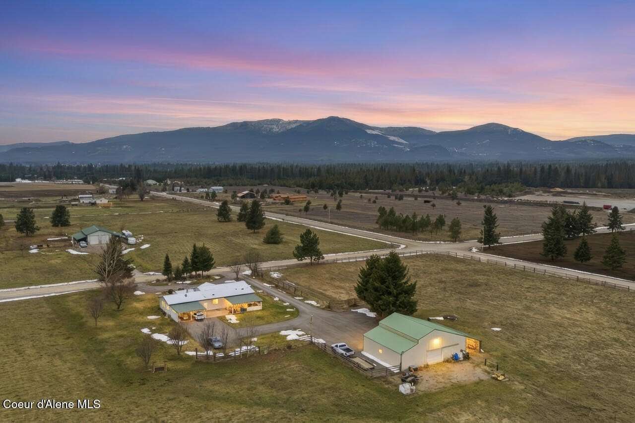 9.16 Acres of Land with Home for Sale in Rathdrum, Idaho