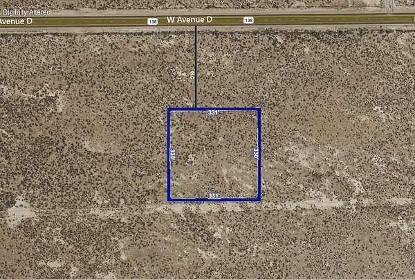 2.5 Acres of Land for Sale in Lancaster, California