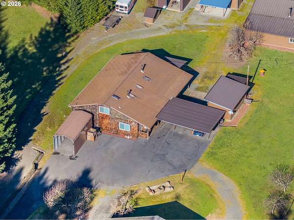 4 Acres of Residential Land with Home for Sale in Powers, Oregon