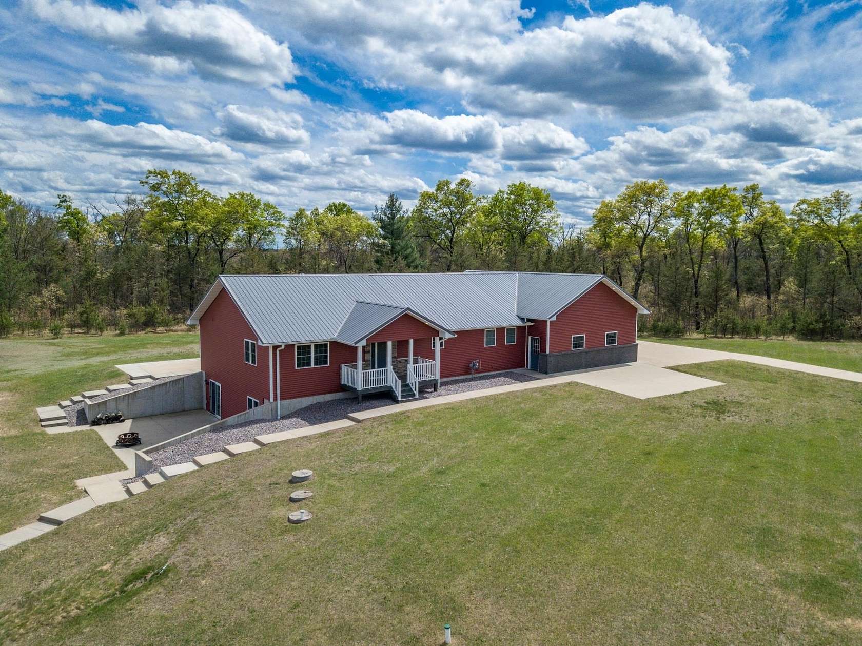 13.8 Acres of Recreational Land with Home for Sale in New Lisbon, Wisconsin