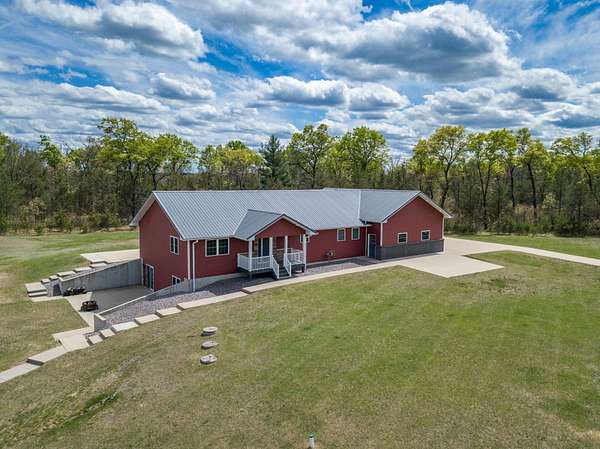 13.8 Acres of Recreational Land with Home for Sale in New Lisbon, Wisconsin