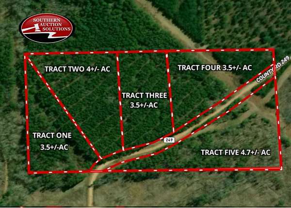 3.5 Acres of Land for Auction in Wedowee, Alabama