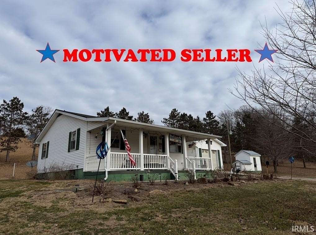 4.48 Acres of Land with Home for Sale in Bloomfield, Indiana