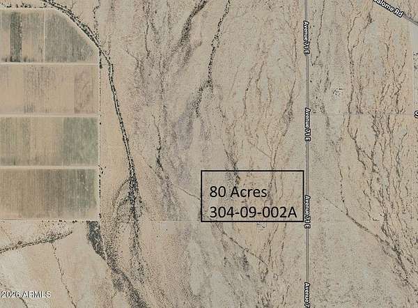 80 Acres of Mixed-Use Land for Sale in Salome, Arizona