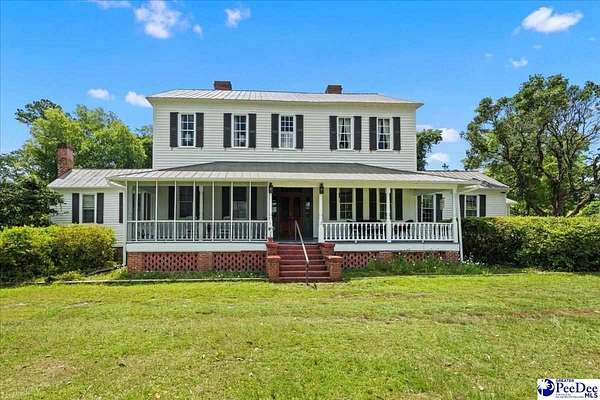 43 Acres of Recreational Land with Home for Sale in Society Hill, South Carolina