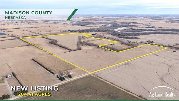 204 Acres of Land for Sale in Norfolk, Nebraska