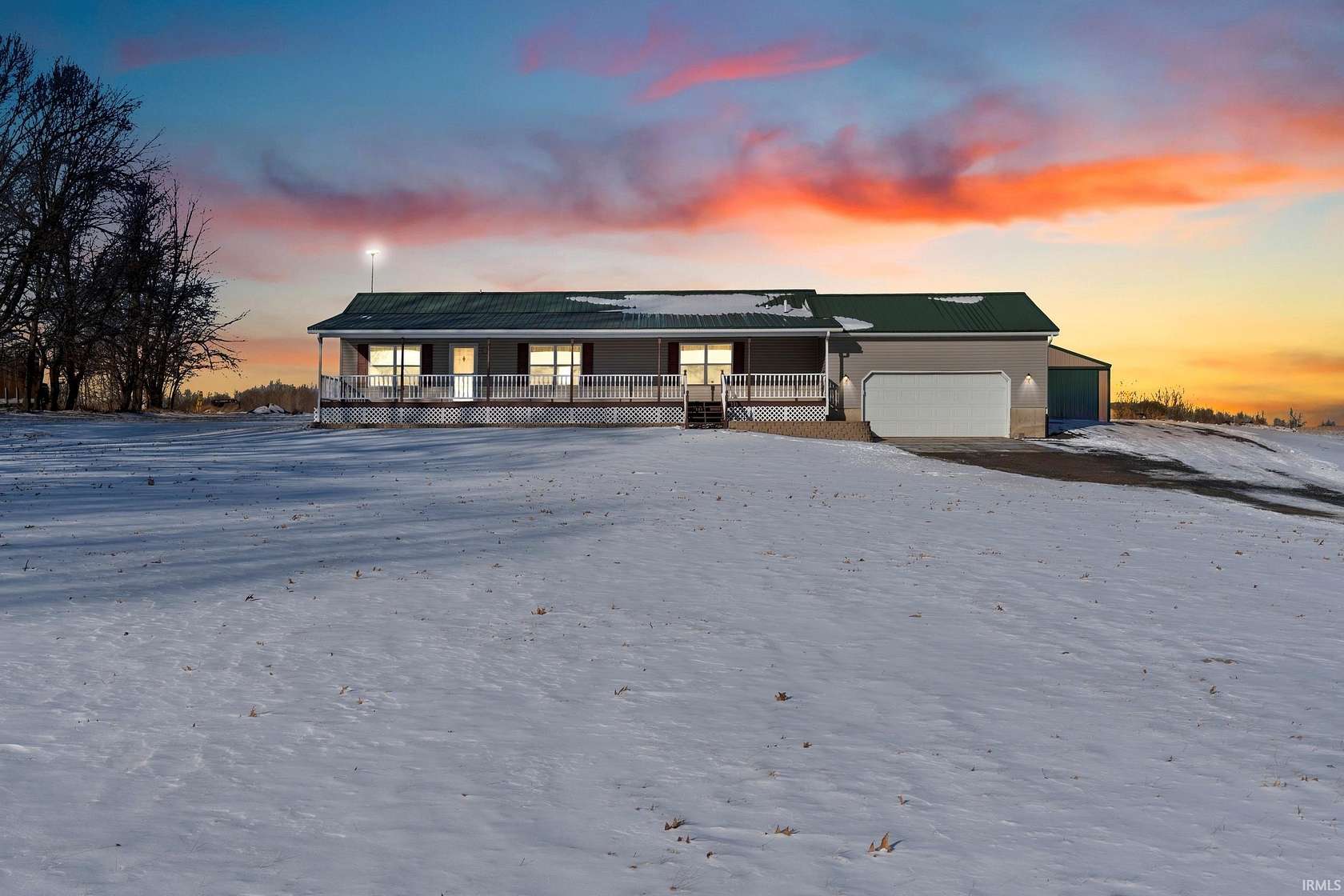 2.12 Acres of Residential Land with Home for Sale in Cromwell, Indiana