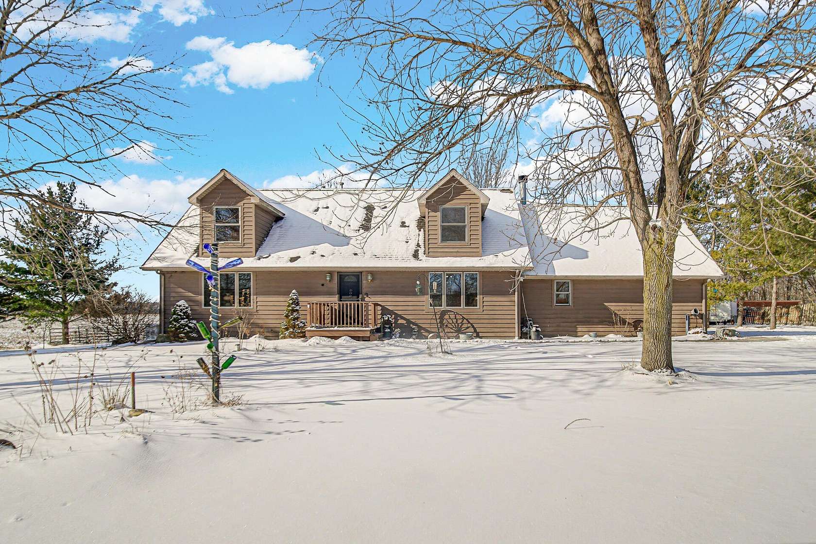 8.72 Acres of Land with Home for Sale in La Porte, Indiana