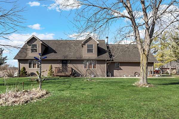 8.72 Acres of Land with Home for Sale in La Porte, Indiana