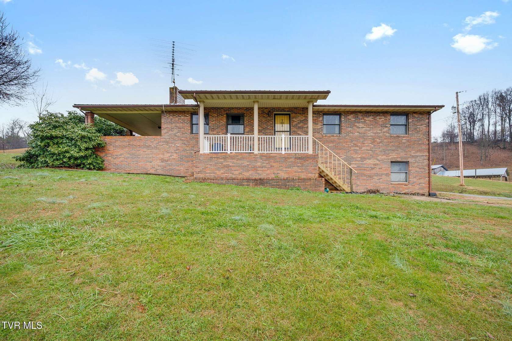 25.3 Acres of Agricultural Land with Home for Sale in Fall Branch, Tennessee