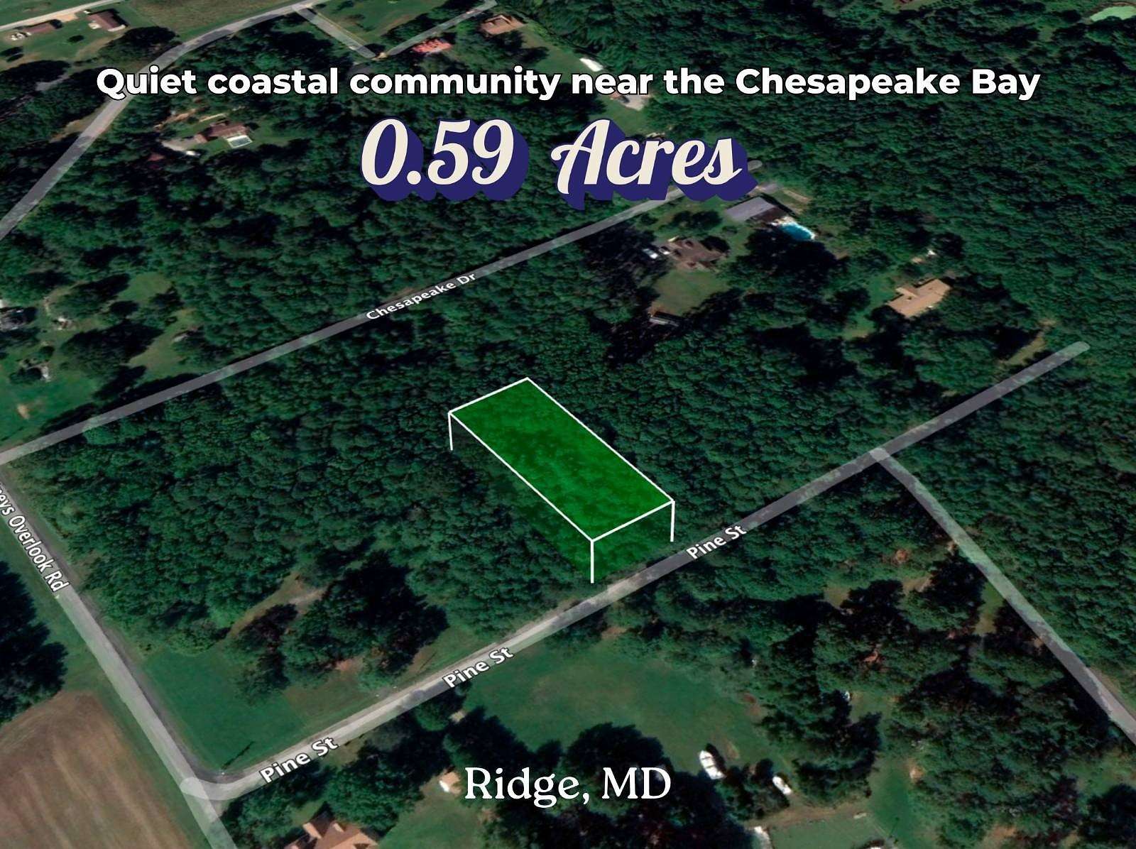 0.54 Acres of Land for Sale in Ridge, Maryland