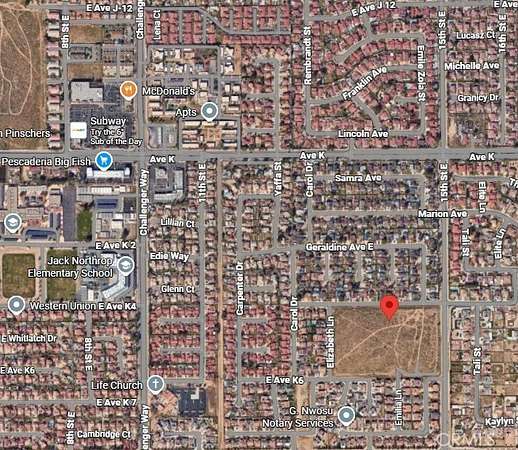 2.25 Acres of Residential Land for Sale in Lancaster, California