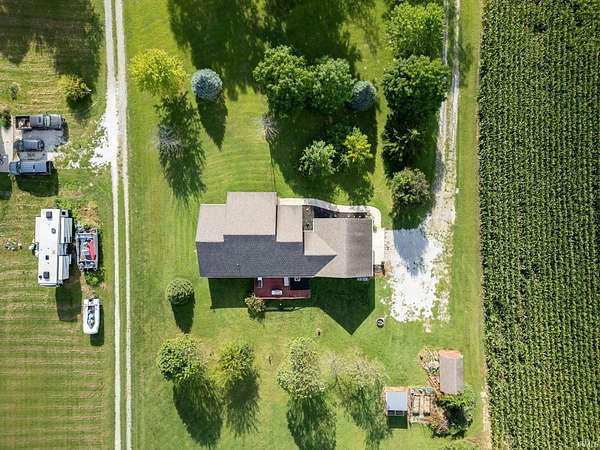 9.6 Acres of Residential Land with Home for Sale in West Point, Indiana