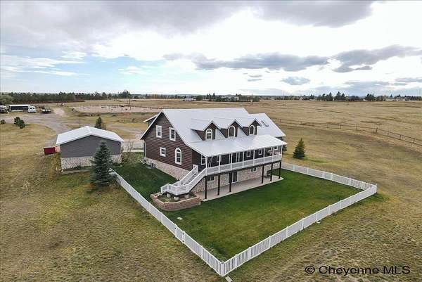 10 Acres of Land with Home for Sale in Cheyenne, Wyoming