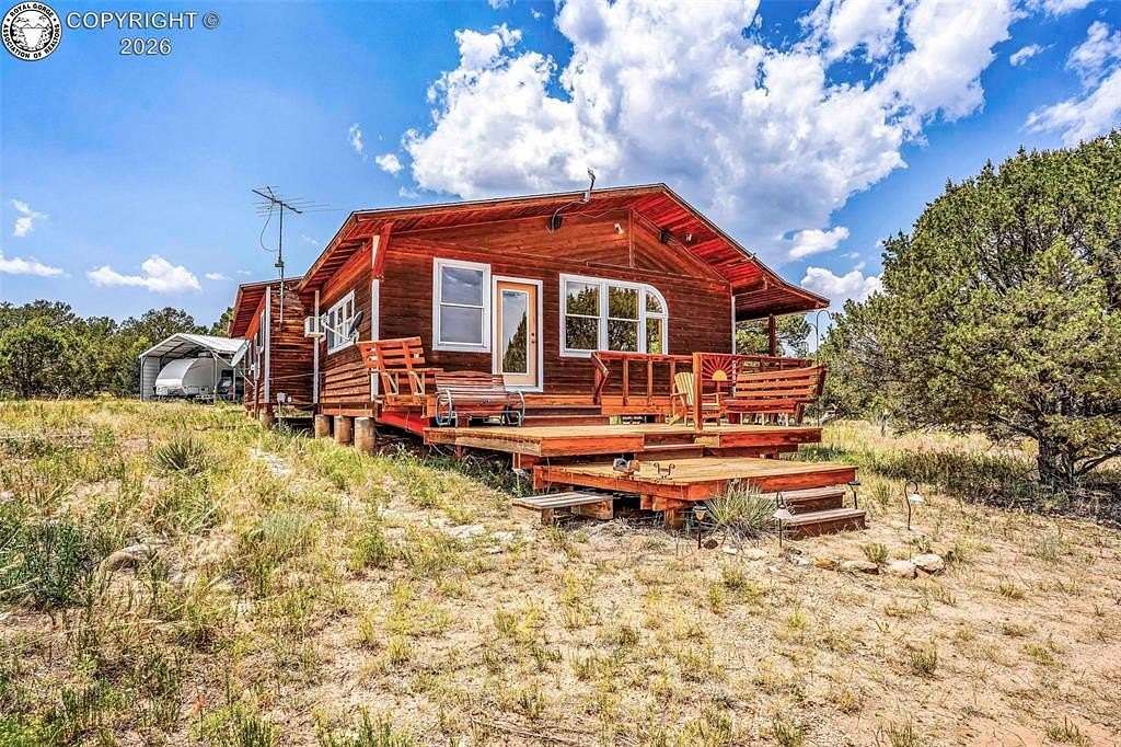 65 Acres of Recreational Land with Home for Sale in Gardner, Colorado
